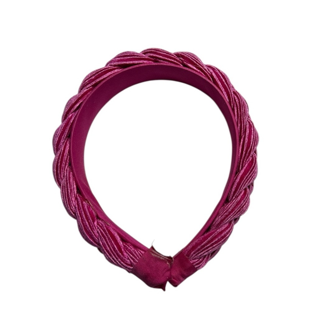 Pink Braided Headband - Picture 3 of 6